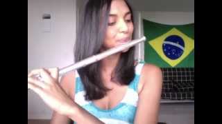 Karmin  Broken Hearted Flute and Voice cover [upl. by Armelda764]