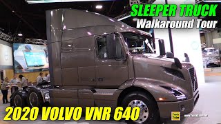 2020 Volvo VNR 640 Walkaround  61inch Mid Roof Sleeper Truck Exterior Interior Tour [upl. by Afital]