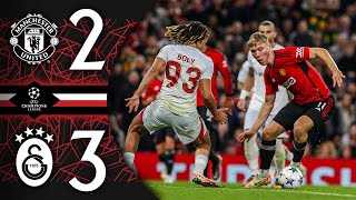 Hojlunds First Goals At Old Trafford  Man Utd 23 Galatasaray  Match Recap [upl. by Peoples]