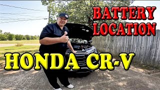 Honda CRV Battery Location [upl. by Nelleoj]