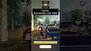 🦣KALAHARI ல் HAYATO CAR RIDE freefiremax youtubeshorts kalahari hayato cardriving trending [upl. by Naul]