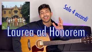 Laurea ad honorem  Marracash ft Calcutta TUTORIAL chitarra  COVER 🎸 [upl. by Cock]