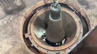 1600 TPH KOBELCO GYRATORY CONE CRUSHER SHUTDOWN FOR MAINTENANCE  PART 2 [upl. by Yliak]