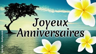 JOYEUX ANNIVERSAIRE  joliecarteanniversaire [upl. by Louth]