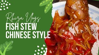 Stew Fish Chinese Style Rhiza Vlogs [upl. by Onavlis297]