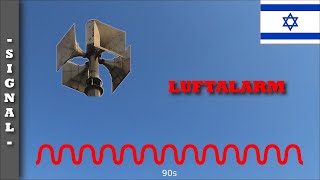 Sirenensignal quotLuftalarmquot Israel  HLS 273 [upl. by Helmut]