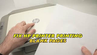 How to Fix Any HP Printer Printing Blank Pages [upl. by Anitnelav]