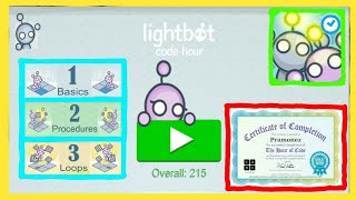 Lightbot Code Hour  All Levels BASICS PROCEDURES amp LOOPS [upl. by Nomi502]