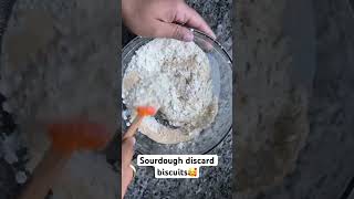 Whipping up the flakiest sourdough discard biscuits Perfectly golden and buttery [upl. by Imekawulo649]