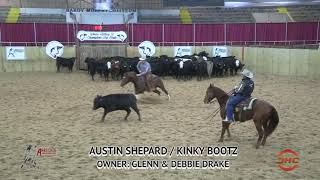 Austin Shepard Kinky Bootz Arbuckle Futurity Open Derby Champions [upl. by Asilav]