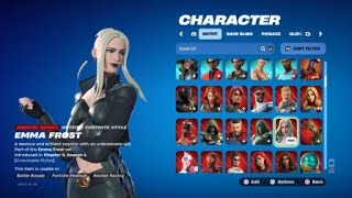 Emma Frost Loses Her Hair Fortnite Glitch [upl. by Battiste]