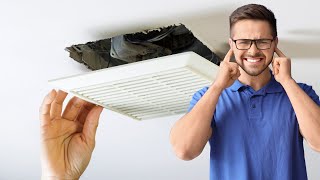 Fix Noisy Exhaust Fan in Bathroom [upl. by Rosario886]