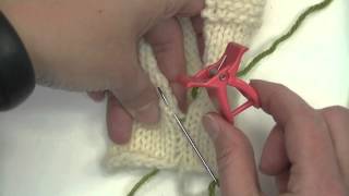 Mattress Stitch  Tutorial  Knitting Blooms [upl. by Ymia]