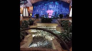 Beautiful foyer with flowing water 🌊 casino resort filipino 🇵🇭🇺🇸 shorts [upl. by Inahpit608]