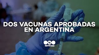 DOS VACUNAS APROBADAS en ARGENTINA  Nuevas RESTRICCIONES para VIAJEROS  Telefe Noticias [upl. by Mehcanem]