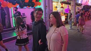 4k 60FPSWalking Street Pattaya Halloween 2023 Thailand [upl. by Ripley697]