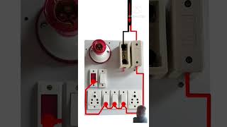 Electrical switch board connection switch board wiring metre se fuse mein connection shortvideo [upl. by Cilo575]