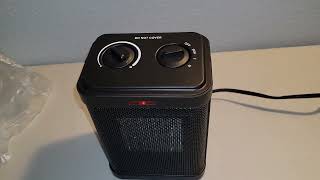 Intertek Ceramic Heater Review Small Space Heater [upl. by Assil368]