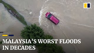 Malaysia suffers worst floods in decades after torrential rains [upl. by Westbrook]