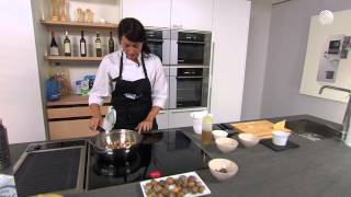 Receita 3 Caracois con champiñóns á crema [upl. by Harim]