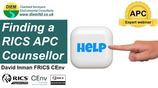 Finding a RICS APC Counsellor [upl. by Euqinahs]