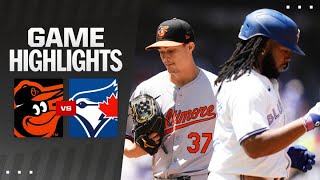 Orioles vs Blue Jays Game Highlights 6624  MLB Highlights [upl. by Hung54]