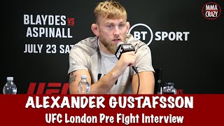 Alexander Gustafsson on Khamzat Chimaev vs Nate Diaz he’s going to go in there amp beat him up [upl. by Dareen]