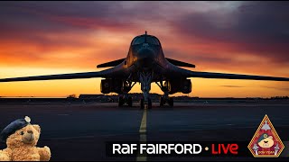 LIVE RAF FAIRFORD USAF B1 LANCER BOMBER quotBONESquot amp U2 DRAGON LADY 151123 [upl. by Atinhoj]