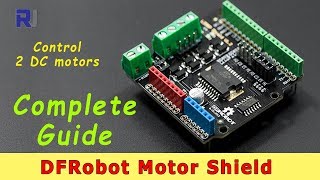 Complete Guide to DFRobot Motor Shield L298N for Arduino UNO [upl. by Nilac]