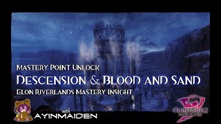 Guild Wars 2  Descension amp Blood and Sand Elon Riverlands Mastery achievement [upl. by Markland]