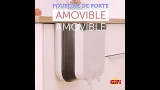 La poubelle de porte rétractable votre nouvelle alliée en cuisine [upl. by Ennaillek517]