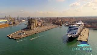 VIDEO DRONE Porto Livorno 2000 luglio 2017 [upl. by Yeroc]