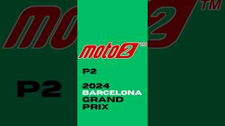 🏍️ 2024 MOTO2 Barcelona Grand Prix  P2 Results  practice 2  montmelo Circuit solidarityGP [upl. by Eeryk]