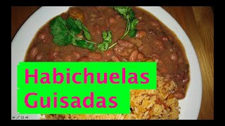 Habichuelas Guisadas Dominicanas  SIN SOPITA NI SALSA [upl. by Rotow232]