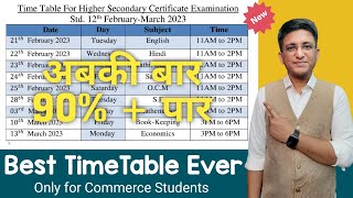 NEW HSC Timetable  Board Exams 2023  21st February 2023  Class 12th  Hemal Sir [upl. by Rae246]