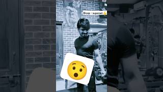 biceps superset gym workout paisa motivation bodybuilding attitude fitness viralvideo [upl. by Airpal]