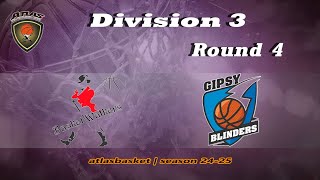 Atlasbasket  Div 3Round 4  BASKET WALKERS vs GIPSY BLINDERS [upl. by Lucita]