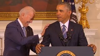 Obamas Tribute to Joe Biden Full Speech  ABC News [upl. by Eilesor577]