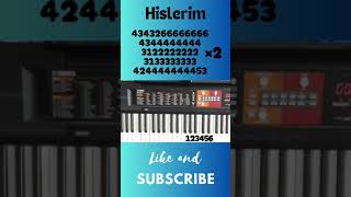 Hislerim  Easy Piano Tutorial  SFM😉😉 music edm remix [upl. by Giacomo]