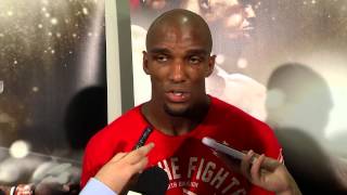 UFC 165 Francis Carmont PostFight Scrum [upl. by Sib33]