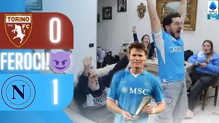 Torino  Napoli 01  FEROCI 😈 LIVE REACTION NAPOLETANI HD [upl. by Yennor]