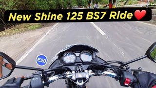 New Honda Shine 125 BS7 E20 OBD 2 First Ride Impressions  2023 Shine 125 Ride Review🚀 [upl. by Hu]