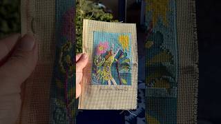 24126S  Needlepoint Project Progress  Crow Came Cawing [upl. by Yrakcaz374]