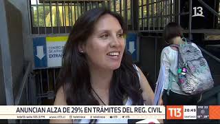 Registro Civil Habrá 11 certificados gratis y alza en varios otros [upl. by Berget925]