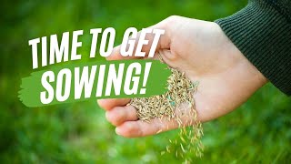 How To Sow A New Lawn  Lawn Tips [upl. by Schonthal]