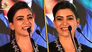 My Journey started from PALLAVARAM to HYDERABAD  Samantha Speech  Irumbu Thirai Teaser Launch [upl. by Naharba]