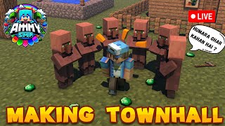 🔴 TRANSPORTING VILLAGERS IN AMMY SMP  MINECRAFT SMP minecraft live [upl. by Jerrilyn]