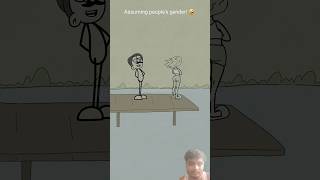 Assuming people gender 😂  4k memes ricoanimations funny animtionmeme ytshorts [upl. by Draw]