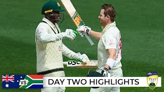 Khawaja closes on double as Smith Head pile on Proteas pain  Australia v South Africa 202223 [upl. by Ahsakal545]