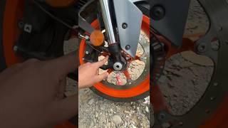 Antilock braking system ￼in KTM Duke 390 Gen 3 shortsfeed shortvideo shortsviral shorts [upl. by Atnohsal]